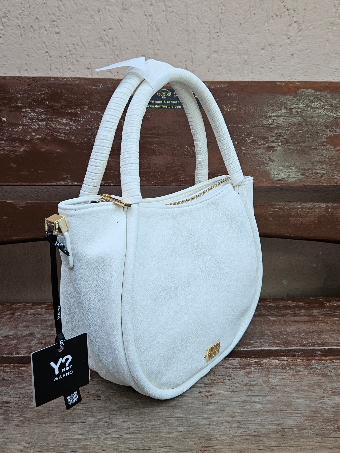 Ynot? Mini borsa FAN006 white
