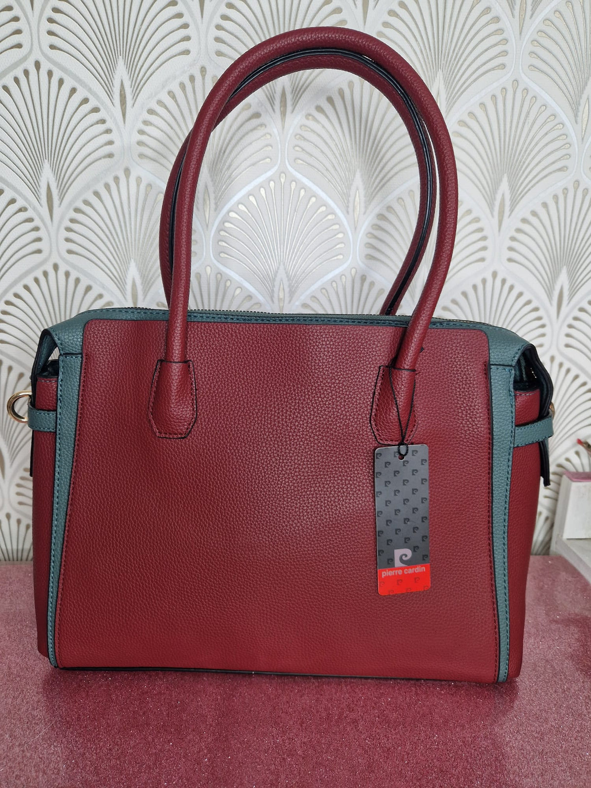 Borsa a mano rossa