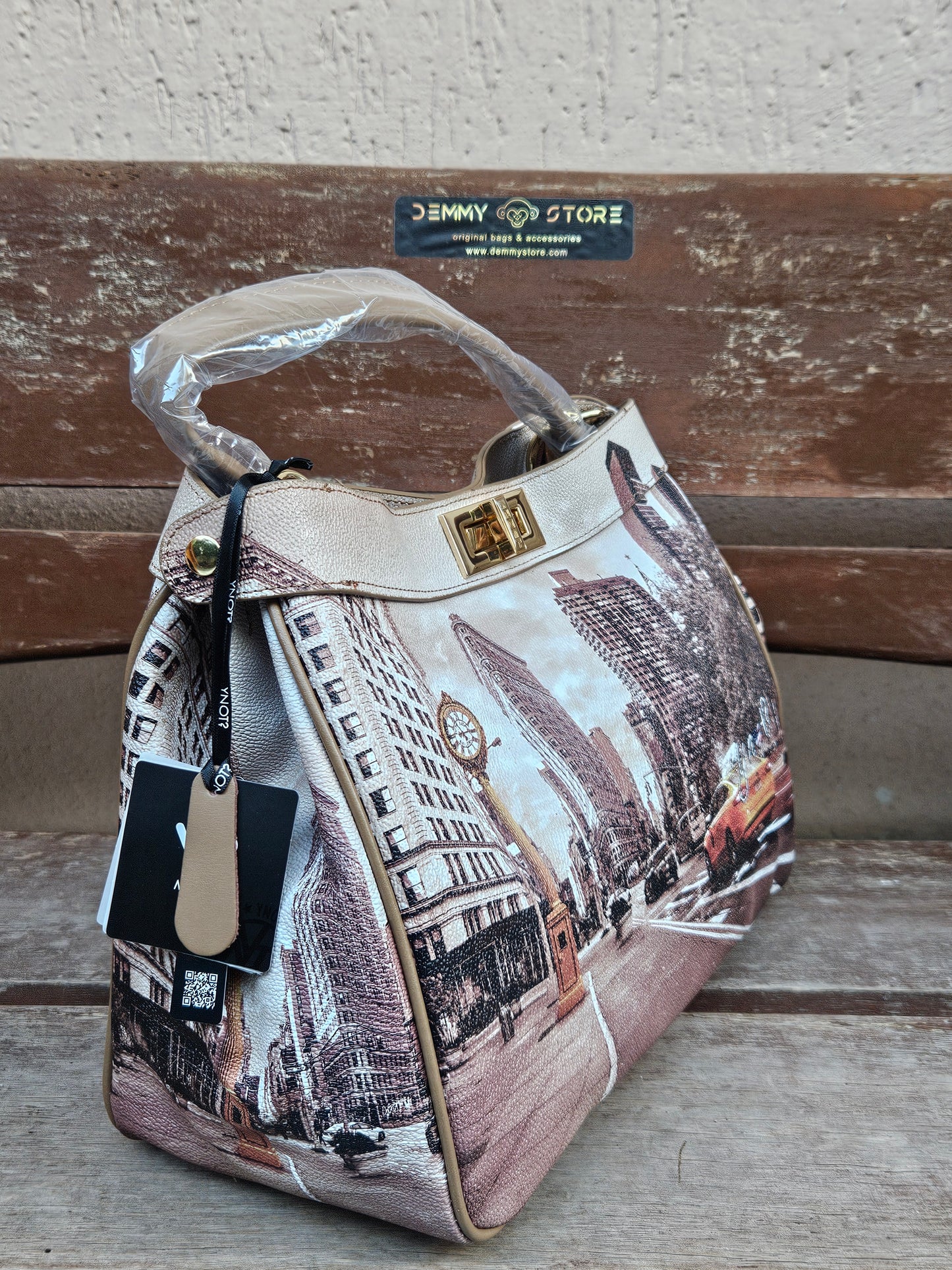Ynot? Borsa tote Golden time YES645