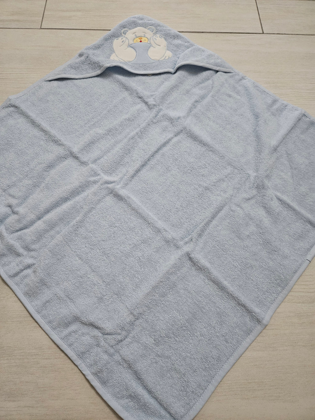 Accappatoio triangolo Orsetto azzurro