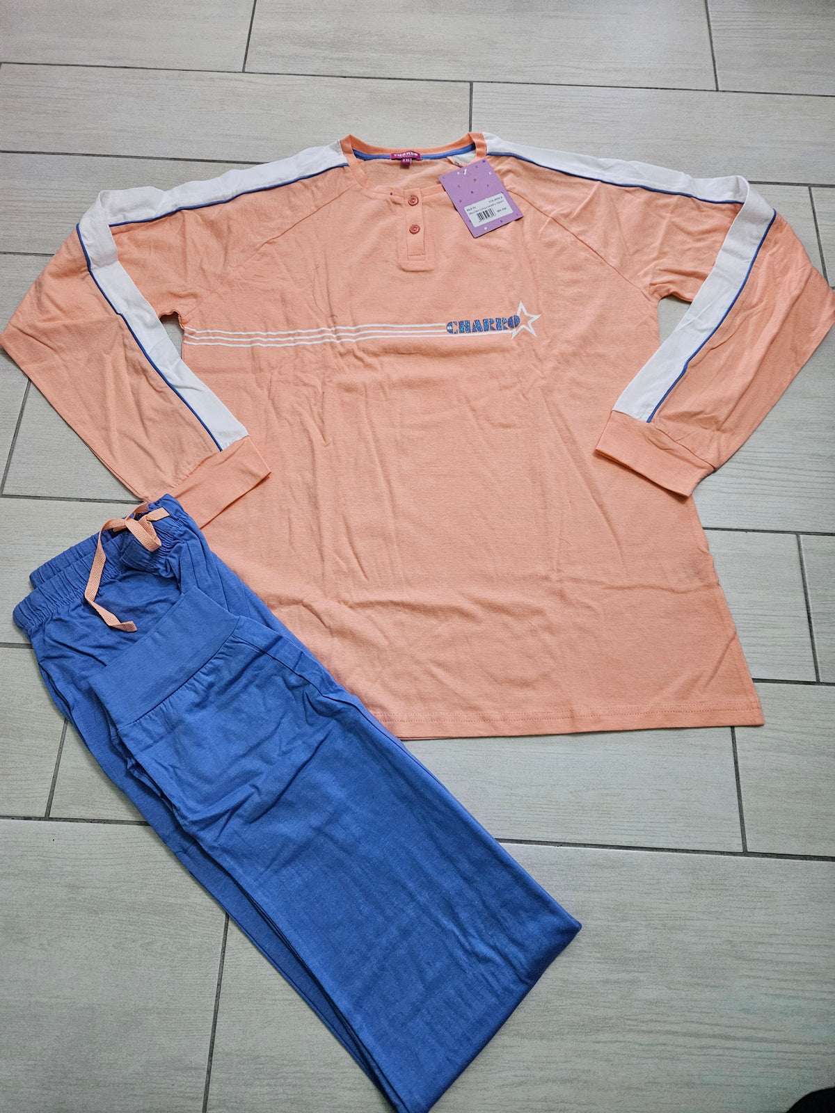 Pigiama lungo cotone XXL