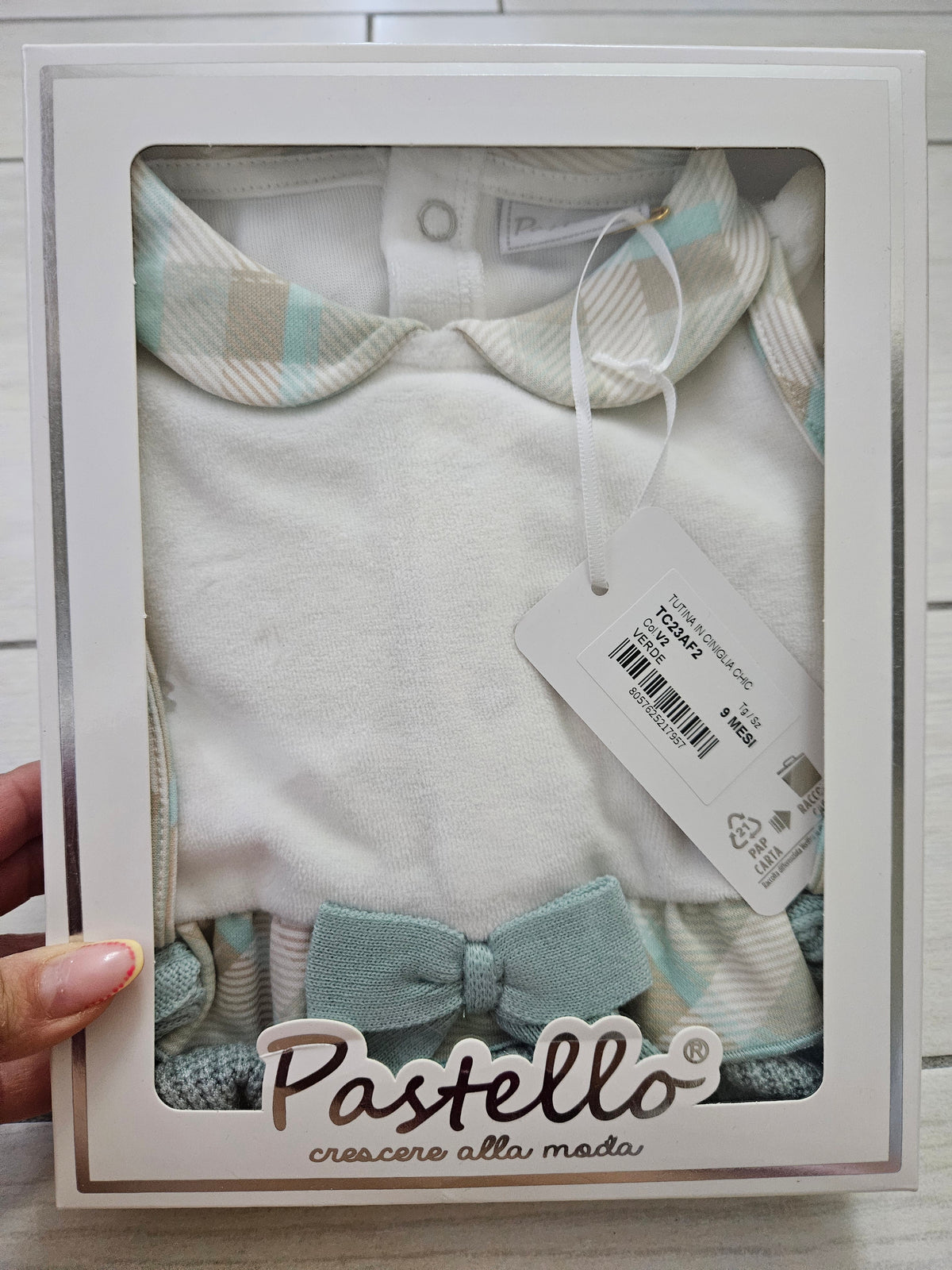 Tutina Pastello 9 mesi verde