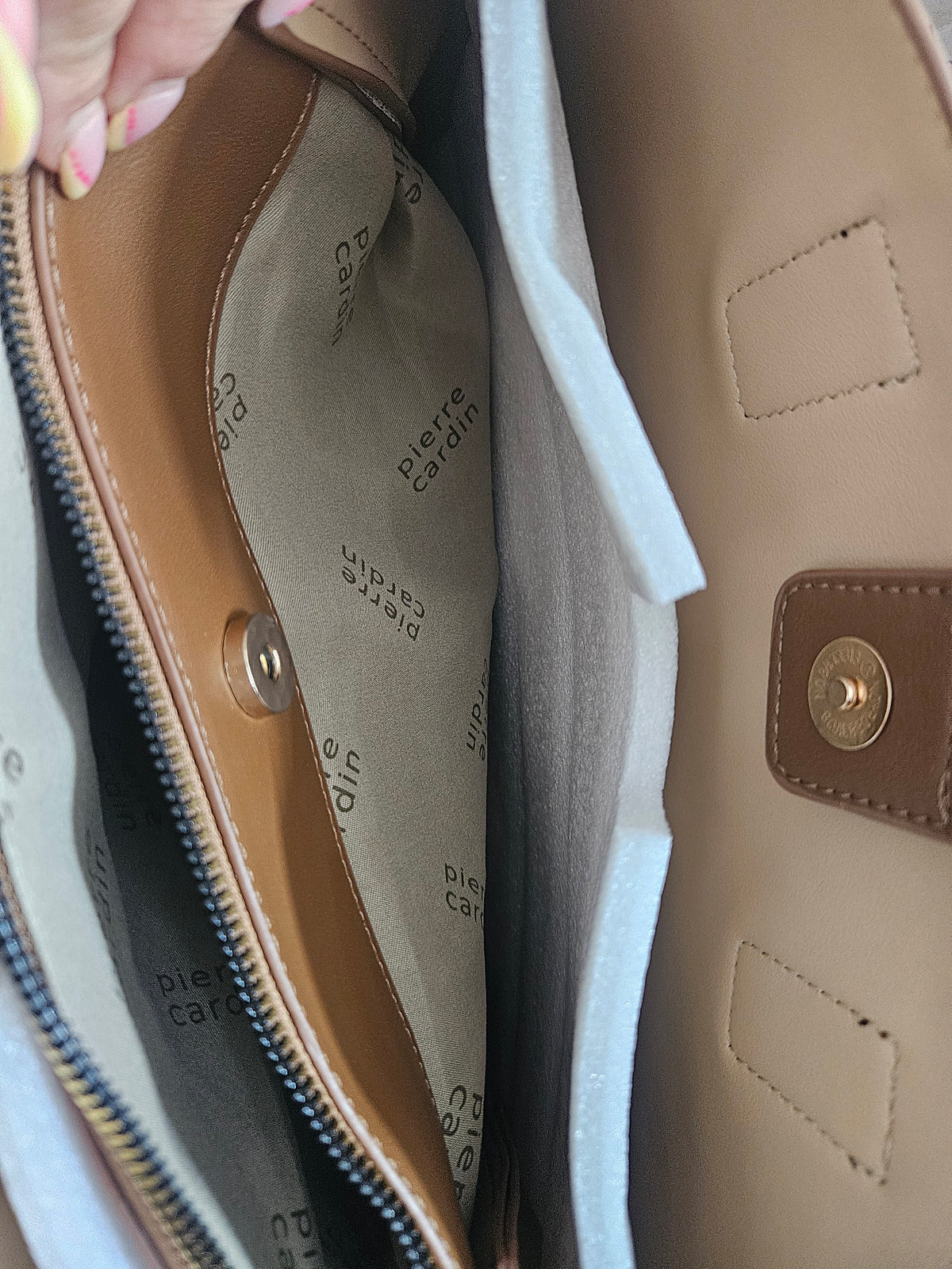 Borsa a mano marrone