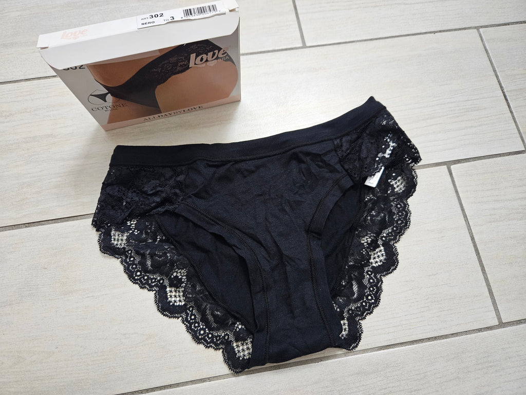 Slip in cotone pizzo