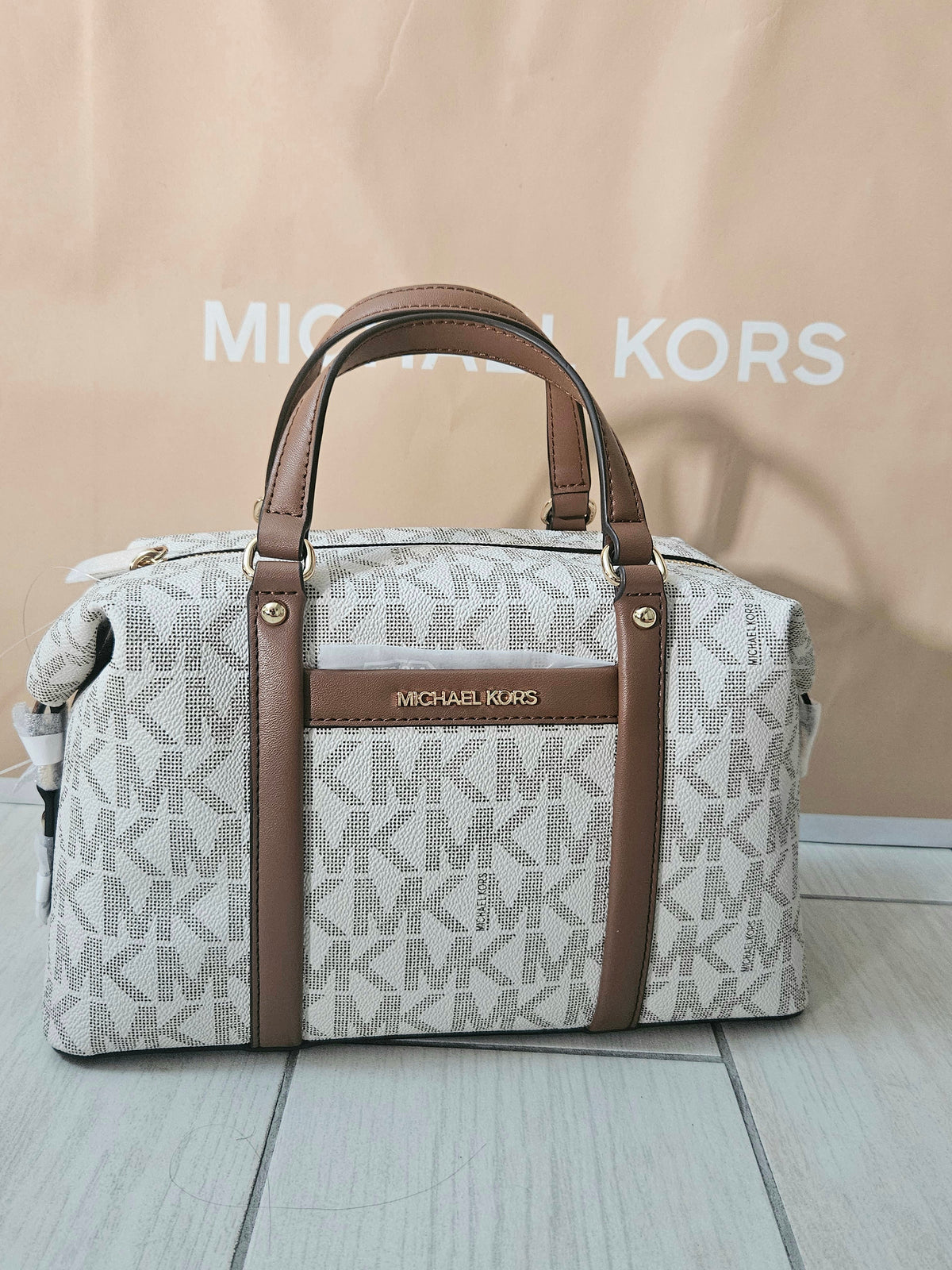 Bauletto Michael Kors Beck vanilla