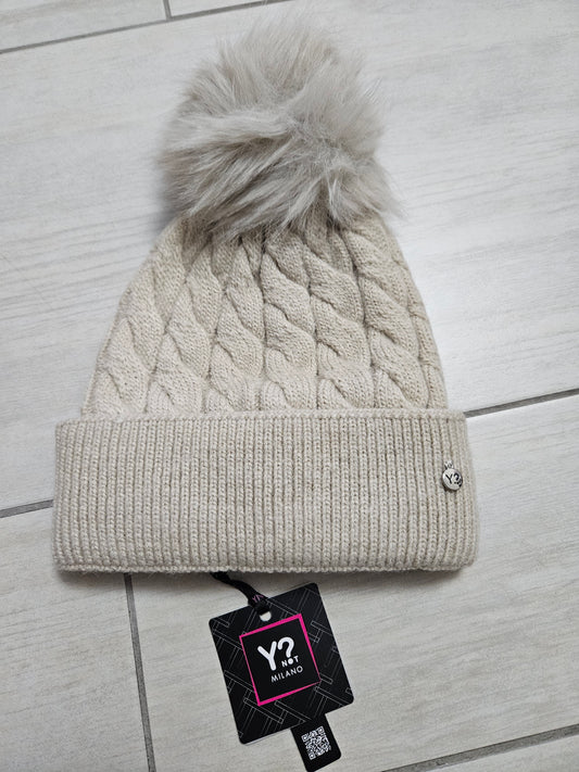 Ynot? Cappello in maglia CTR001 tan