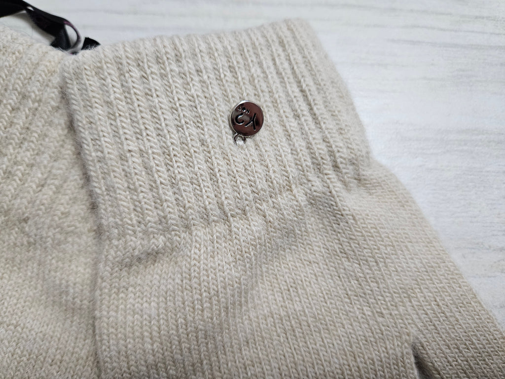 Ynot? Guanti in maglia GWL001 almond