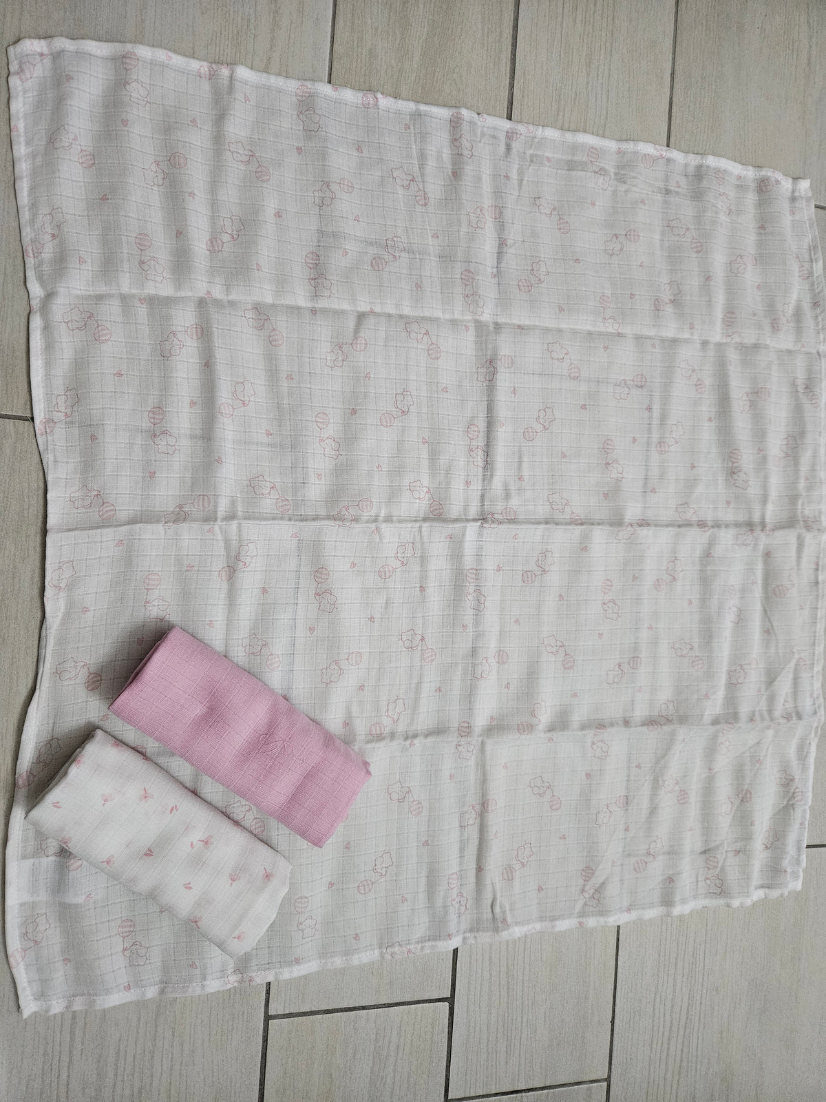 Quadrati Ellepi rosa