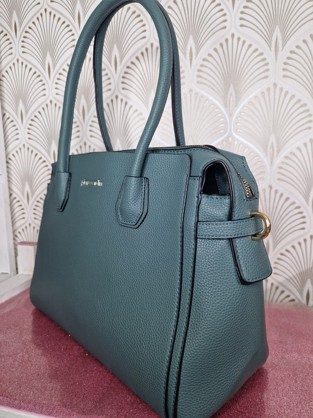 Borsa a mano verde