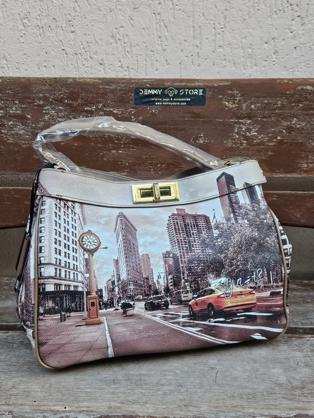 Ynot? Borsa tote Golden time YES645