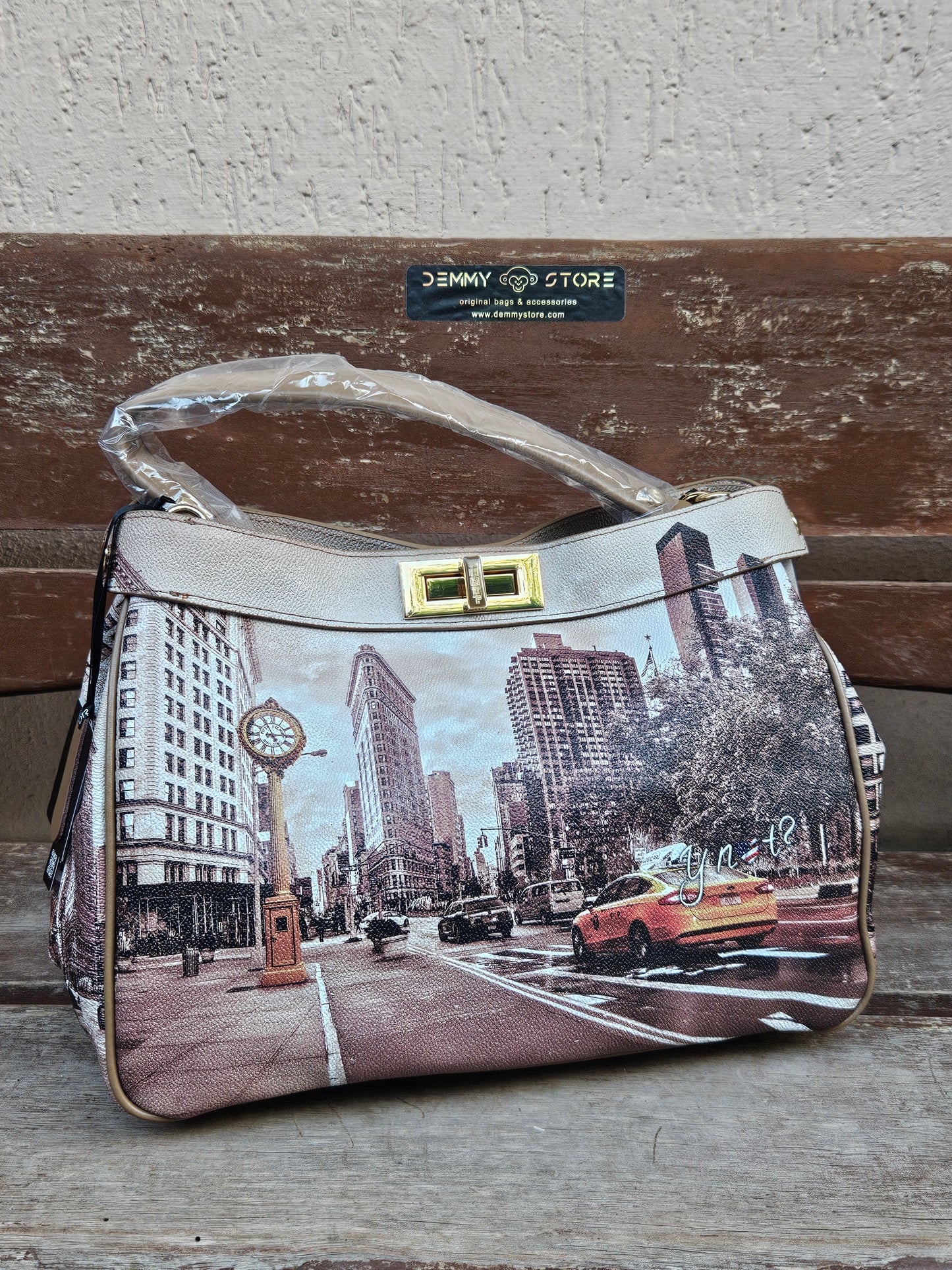 Ynot? Borsa tote Golden time YES645