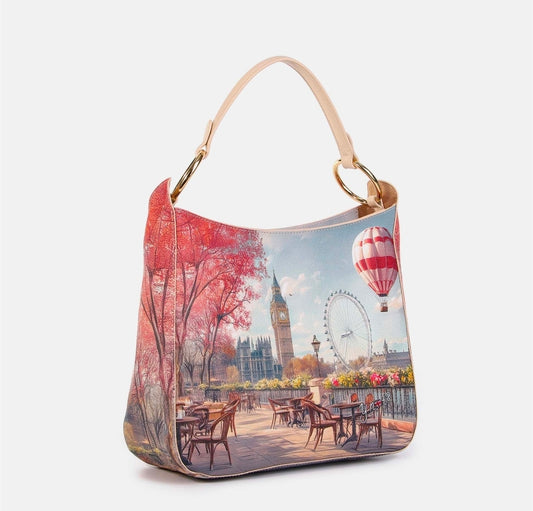Ynot? Borsa sacca YES713 London cafe