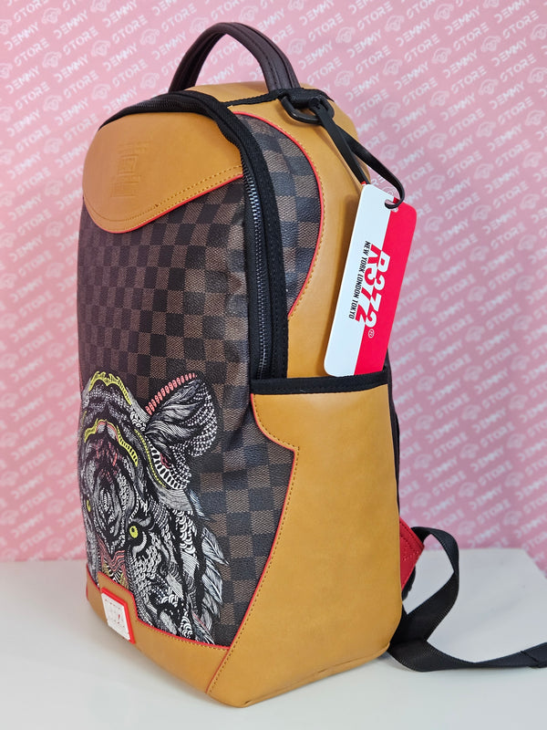 Tiger brown backpack