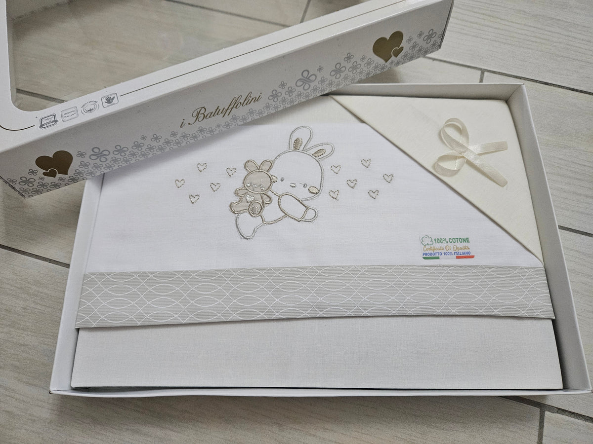 Completo i batuffolini beige