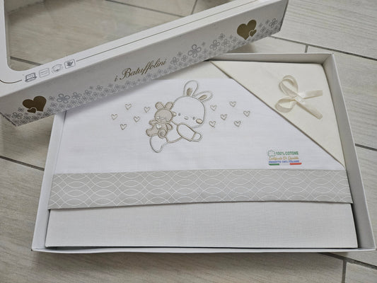 Completo i batuffolini beige