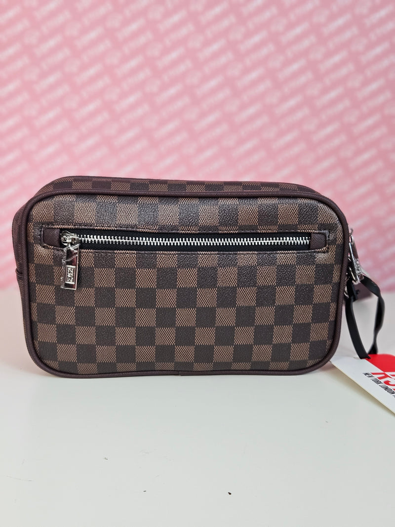 POCHETTE PATCH MARRONE