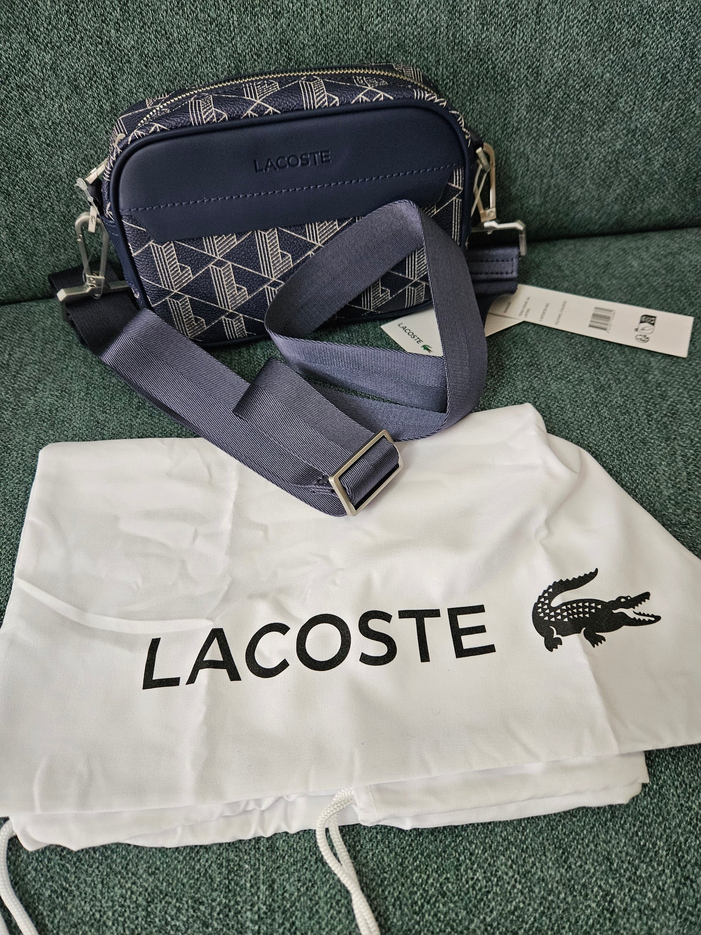 Tracolla Lacoste blu