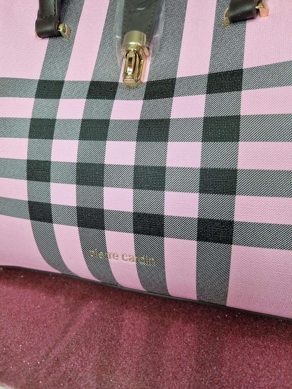 Borsa a mano rosa