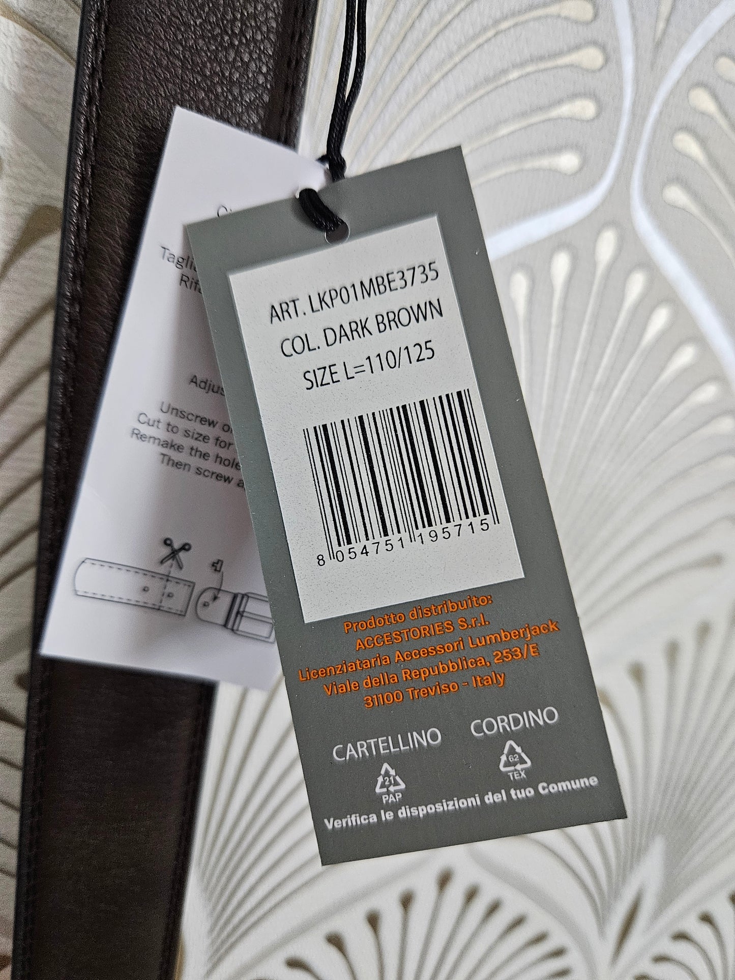 Cintura Lumberjack marrone