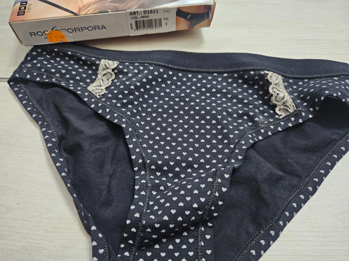 Slip RossoPorpora nero
