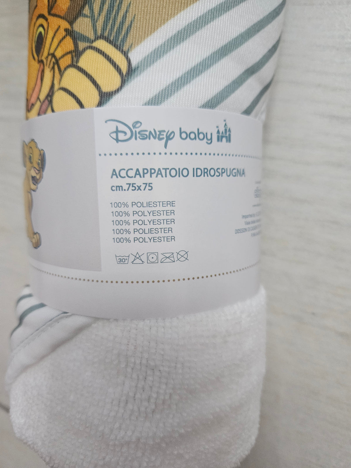 Accappatoio/triangolo Simba