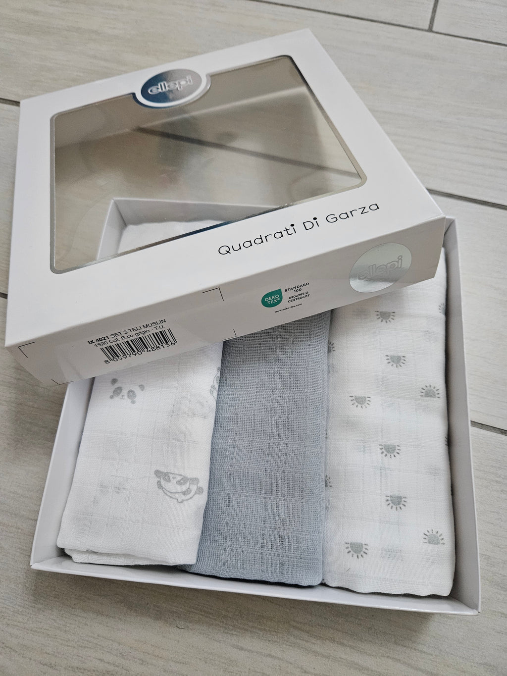 Quadrati Ellepi grigio