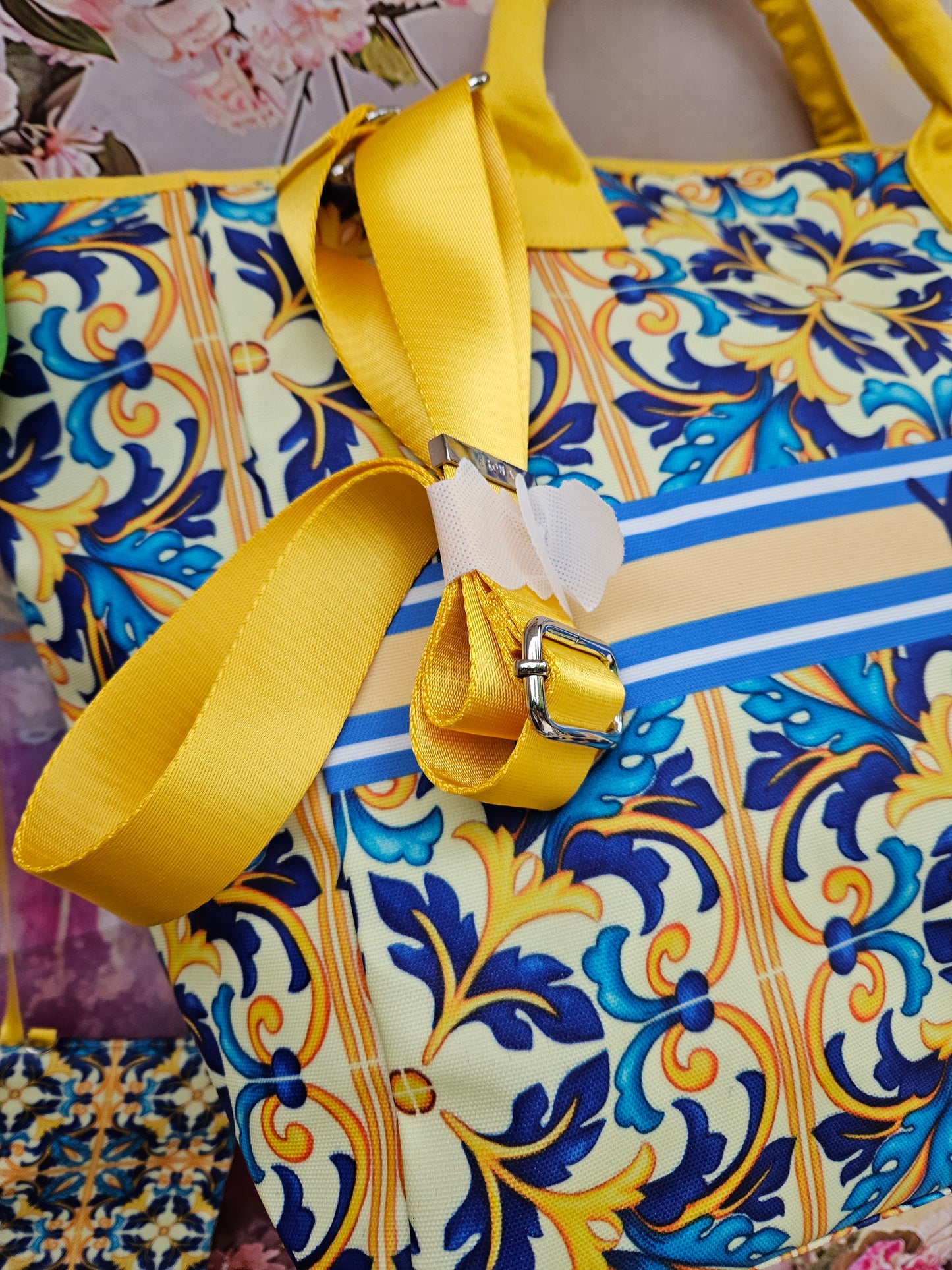 Ynot? Borsa mare LPI001 gialla