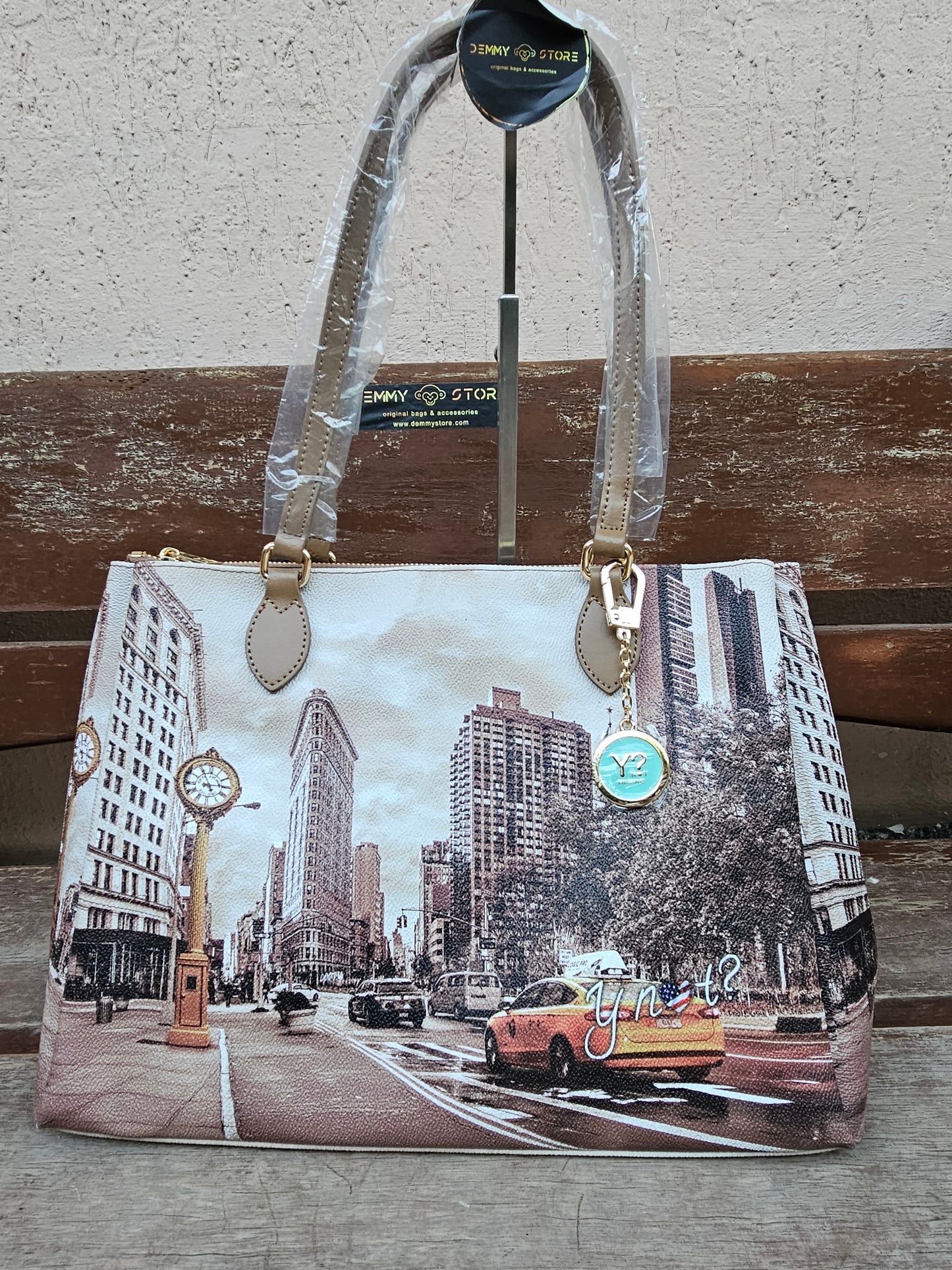 Ynot? Borsa tote Golden time YES594