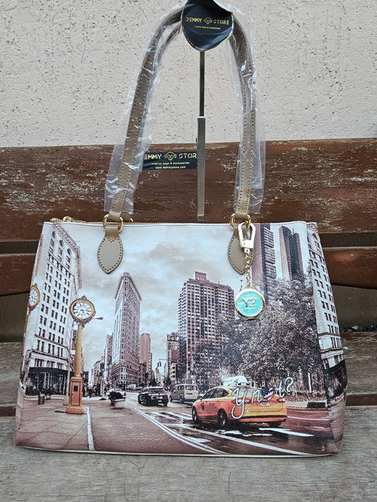 Ynot? Borsa tote Golden time YES594