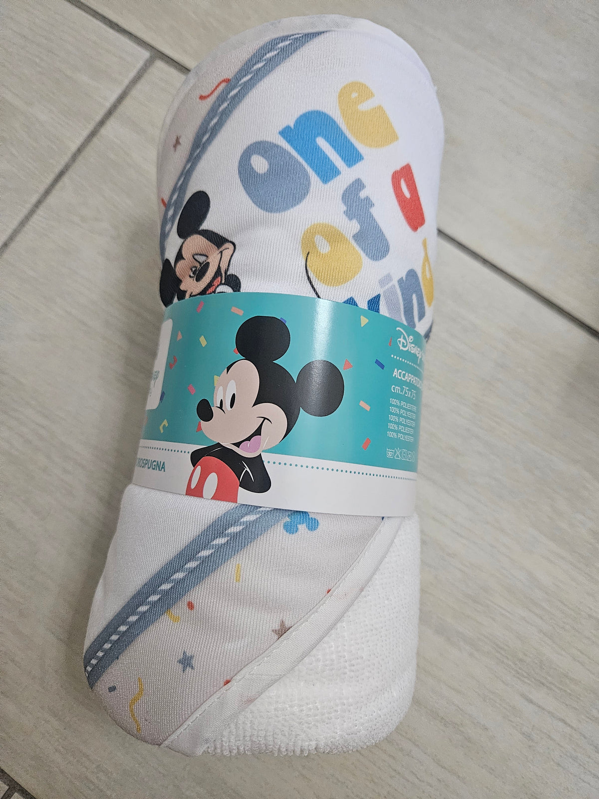 Accappatoio/triangolo Mickey Mouse