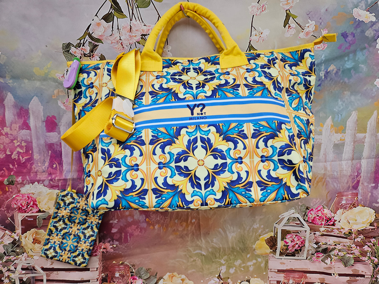 Ynot? Borsa mare LPI001 gialla