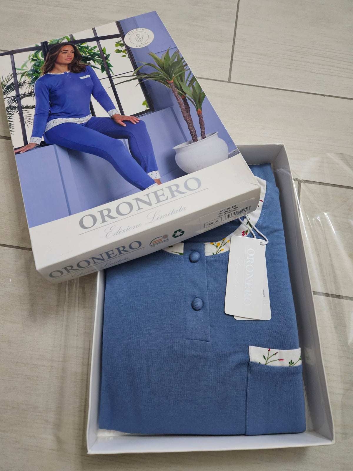 Pigiama donna cotone Xl jeans