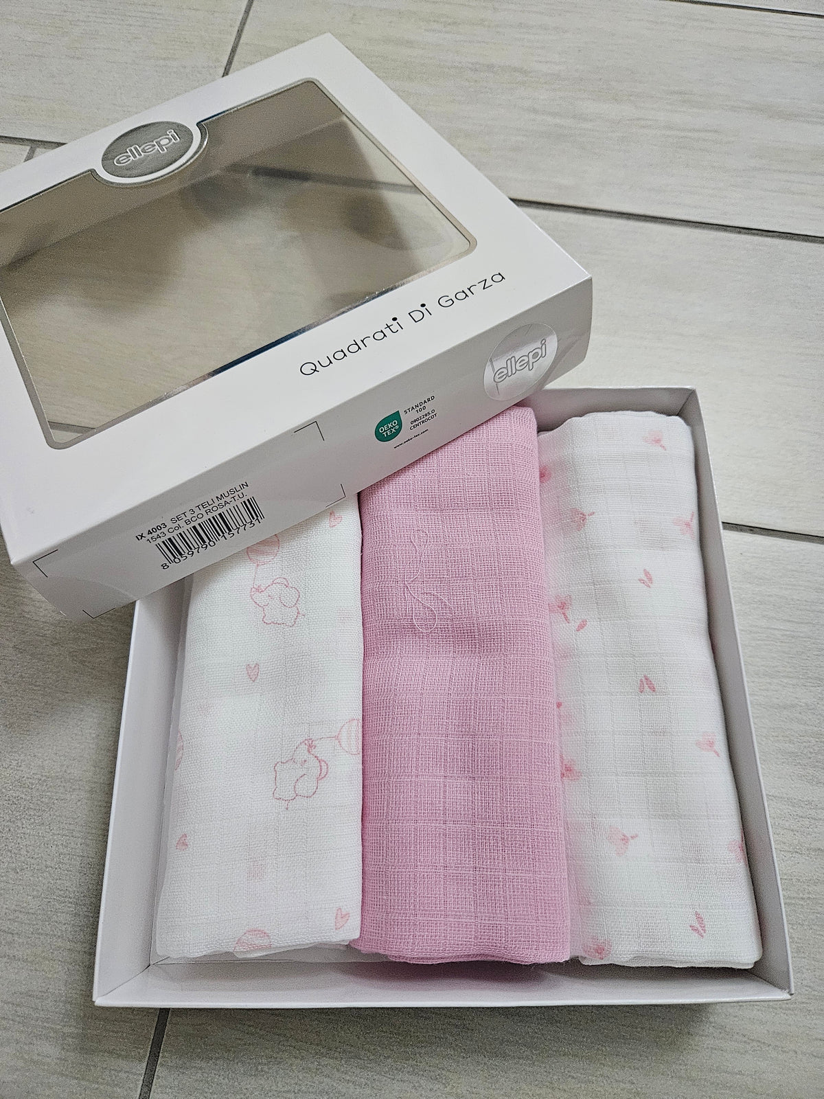 Quadrati Ellepi rosa