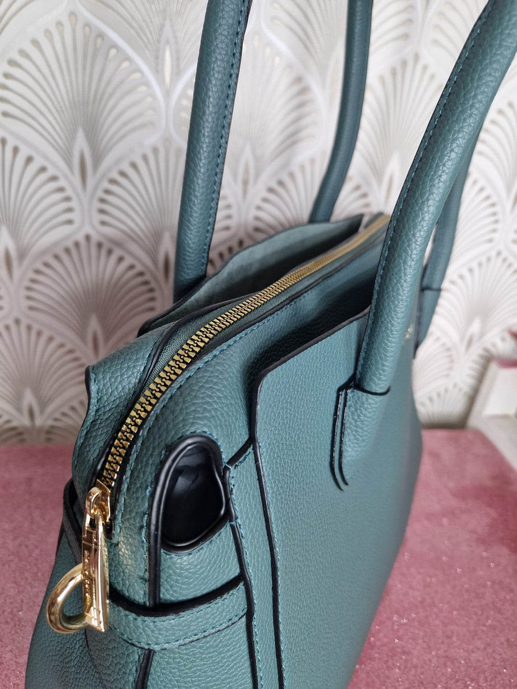 Borsa a mano verde