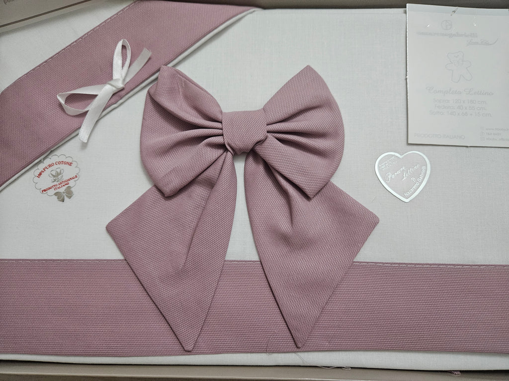 Completo culla NG rosa