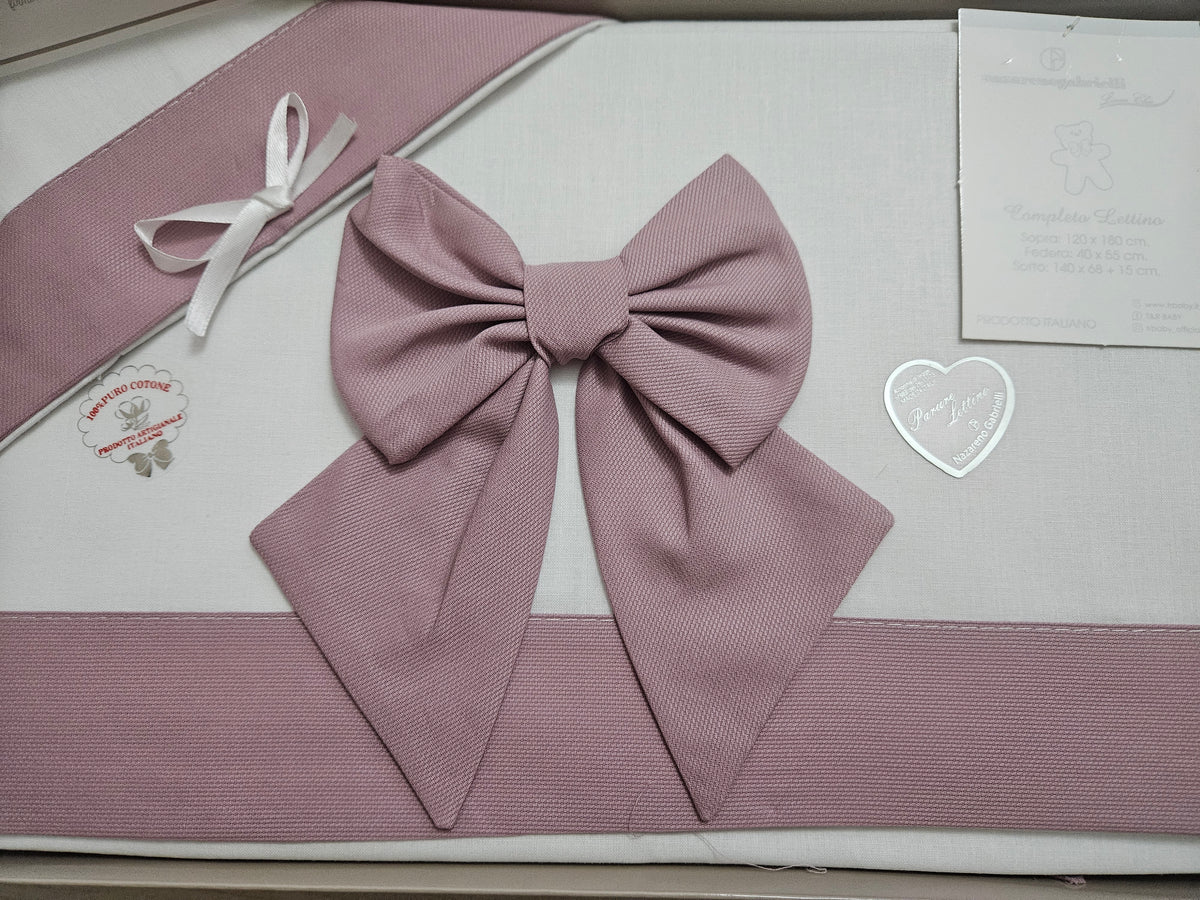 Completo culla NG rosa