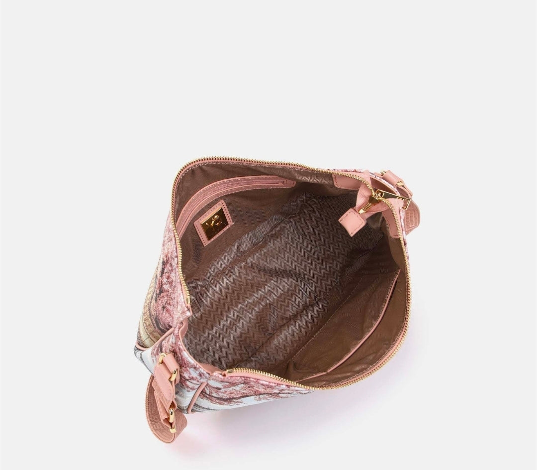 Ynot? Tracolla hobo YES626 Paris en rose