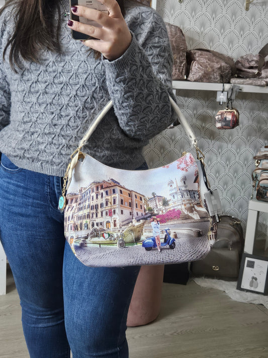 Ynot? Borsa sacca Vacanza romana YES629