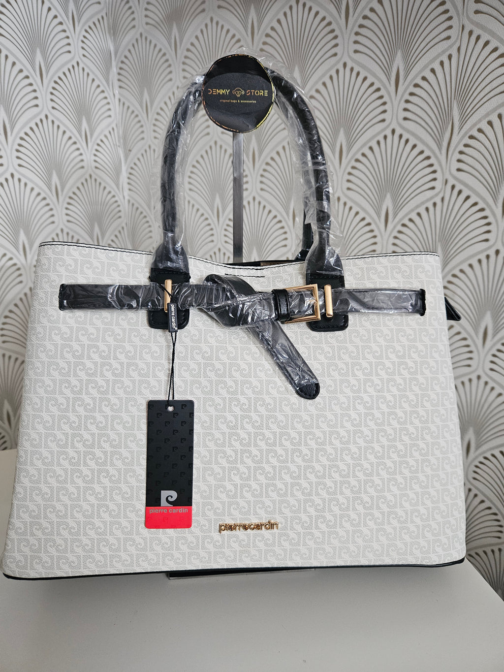 Borsa a mano bianca