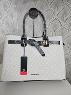 Borsa a mano bianca
