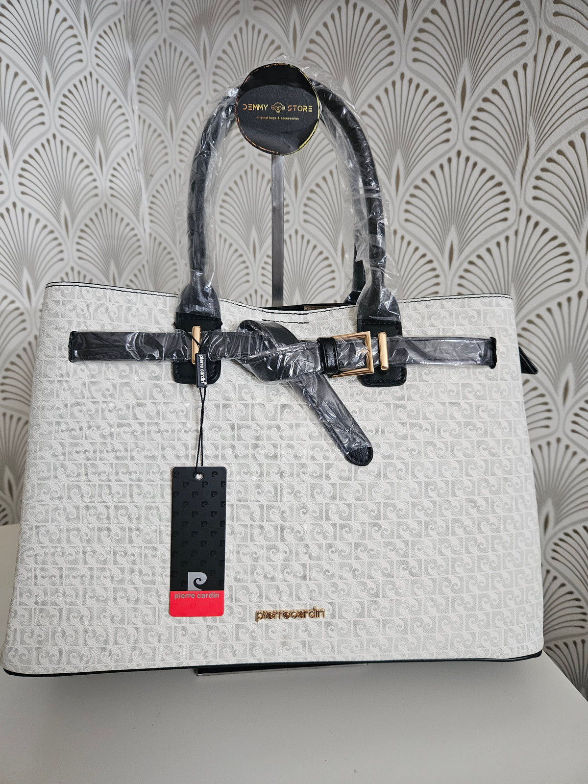 Borsa a mano bianca