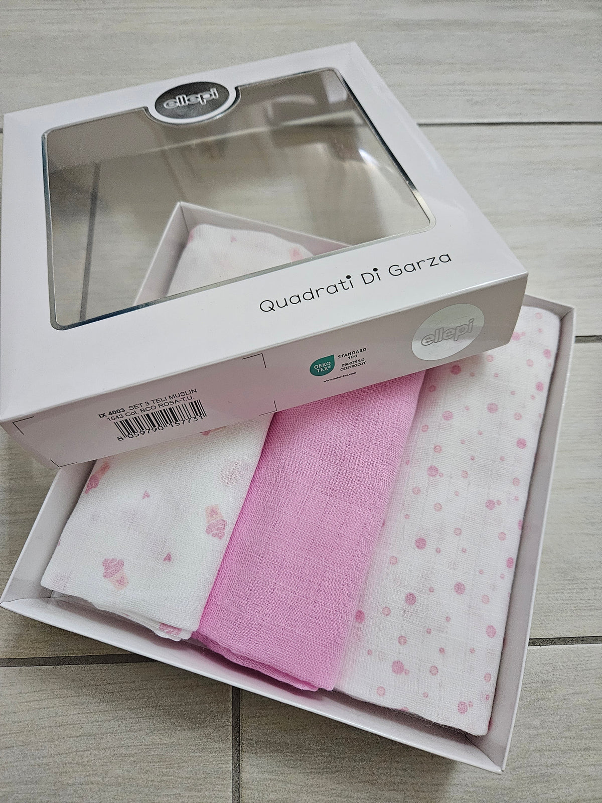 Quadrati Ellepi rosa