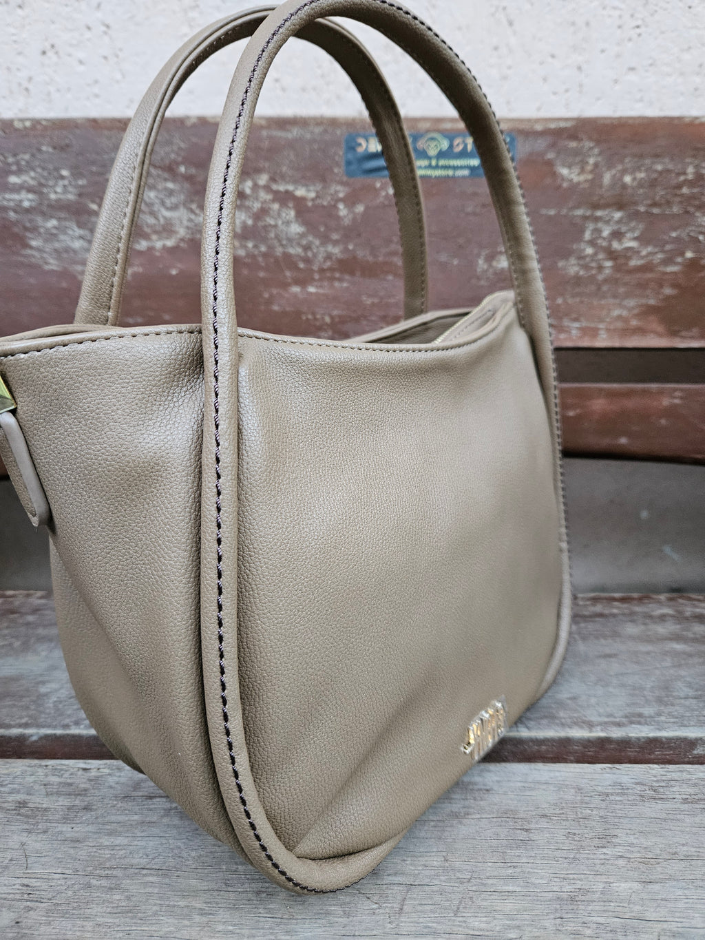 Ynot? Tote small FAN013 mustard