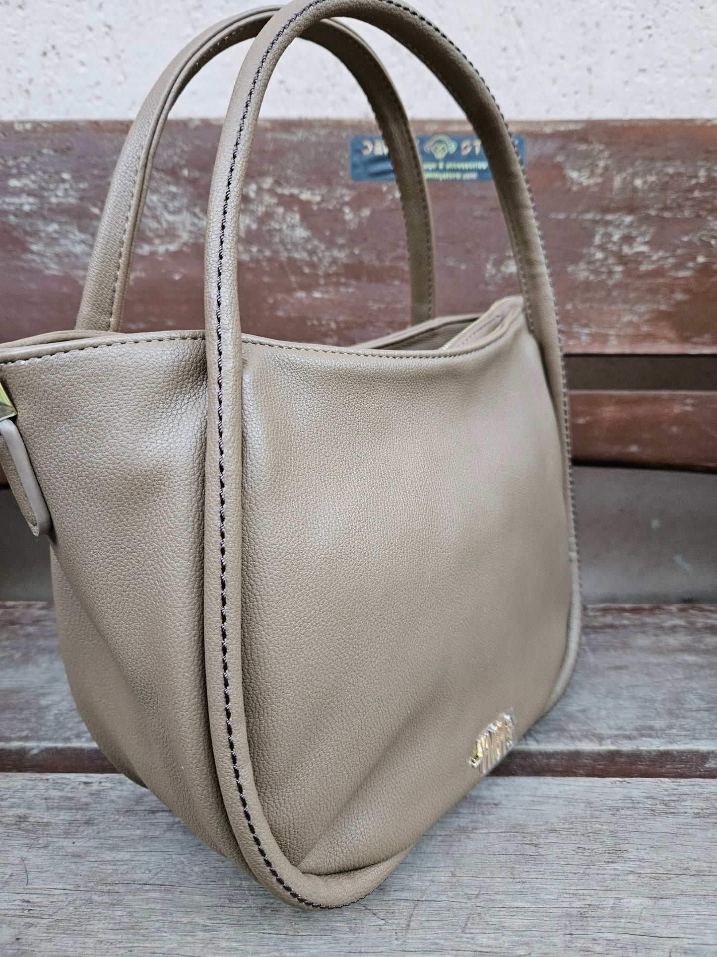 Ynot? Tote small FAN013 mustard