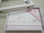 Completo culla orsetto rosa