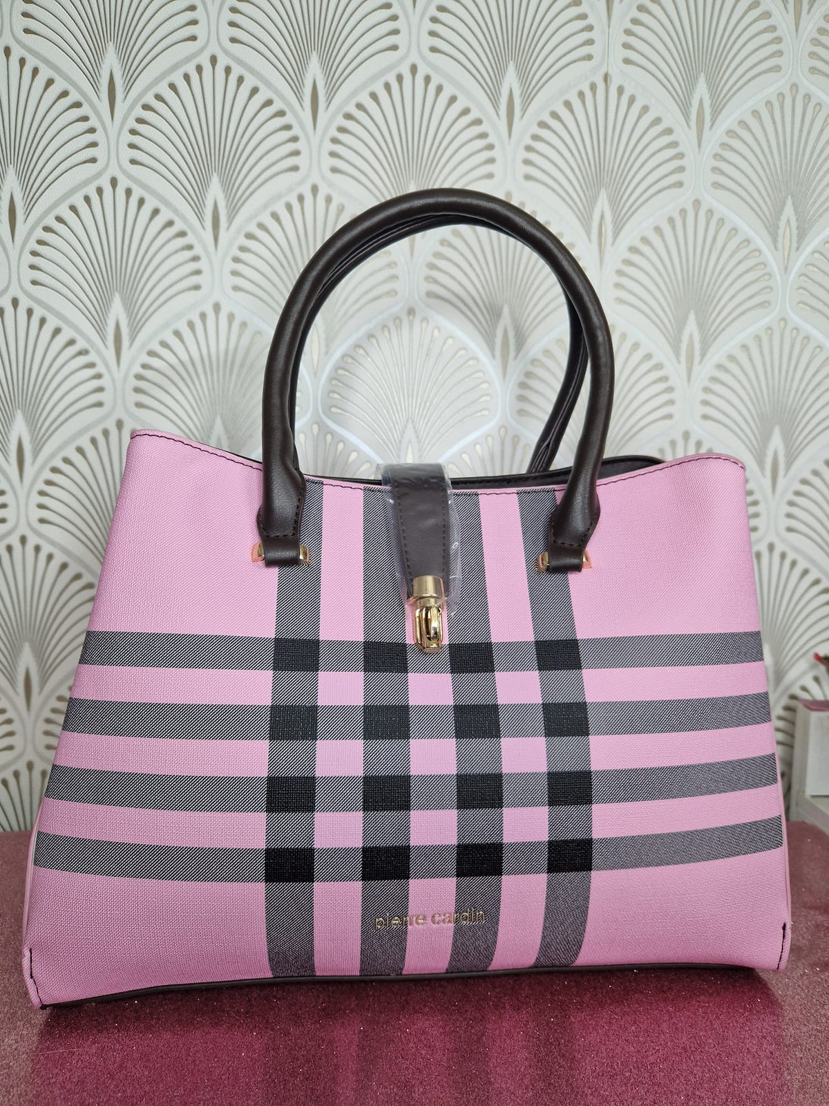 Borsa a mano rosa