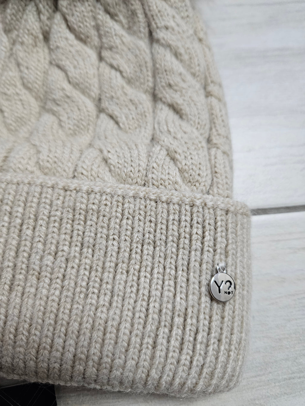 Ynot? Cappello in maglia CTR001 tan
