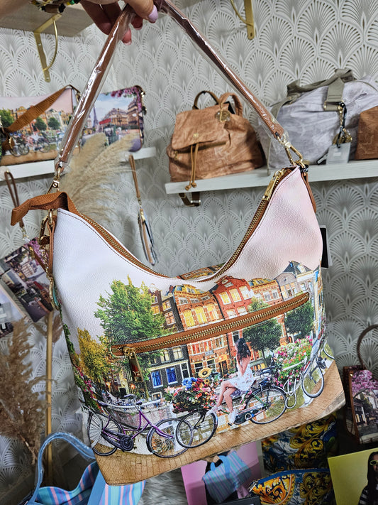 Ynot? Hobo bag Flower river YES618