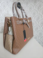 Borsa a mano marrone