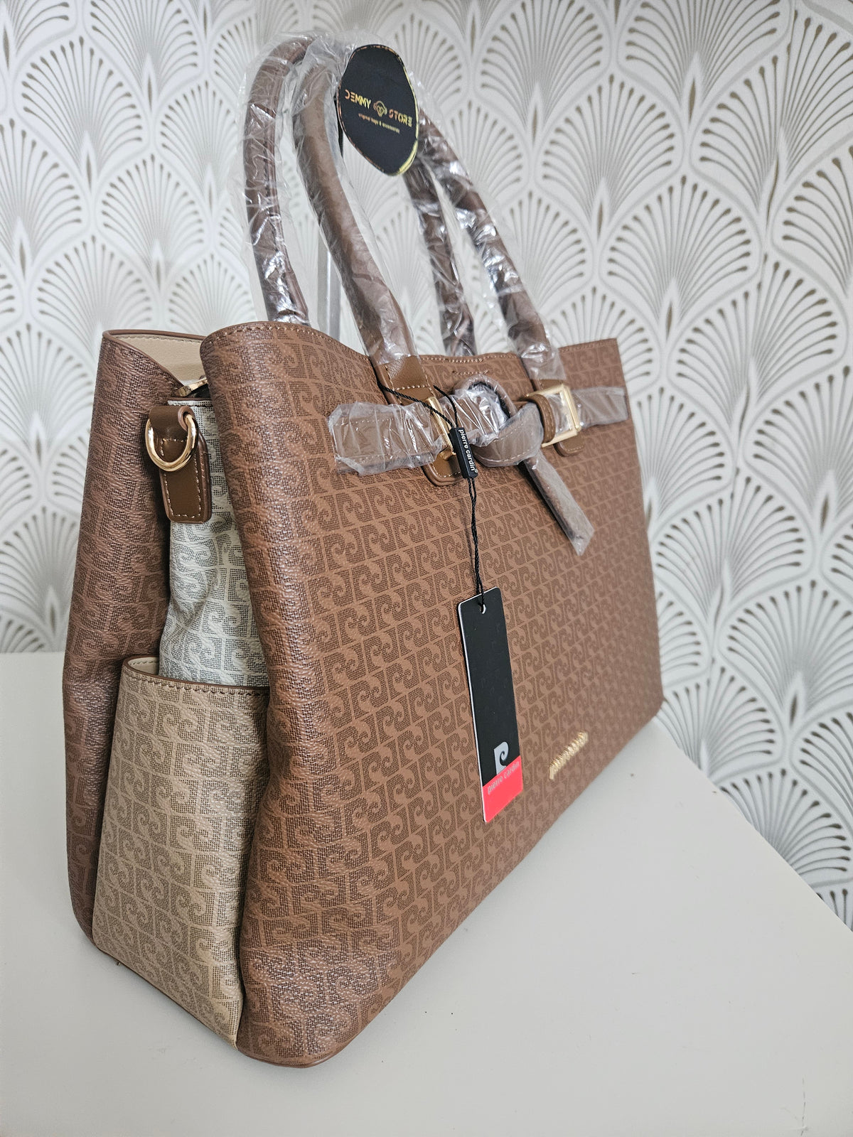 Borsa a mano marrone